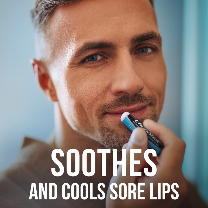 ChapStick Classic Medicated Lip Balm Tubes, Chapped Lips Treatment and Skin Protectant - 0.15 Oz (Pack of 2) - Image 3