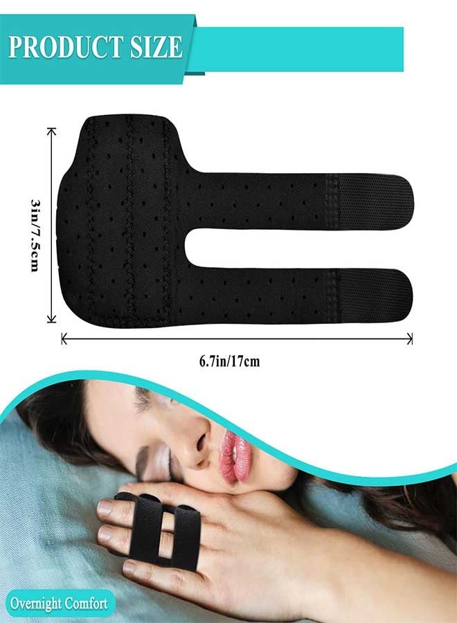 رَوَائِد دعامة إصبع الزناد مع دعم معدني – لتخفيف الألم في الأصابع وعلاج الإصابات والالتهاب - Image 3