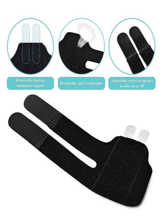 رَوَائِد دعامة إصبع الزناد مع دعم معدني – لتخفيف الألم في الأصابع وعلاج الإصابات والالتهاب - Image 4