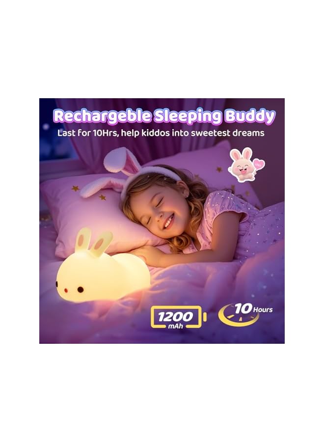 The Bros Cute Bunny Kids Night Light - Image 5