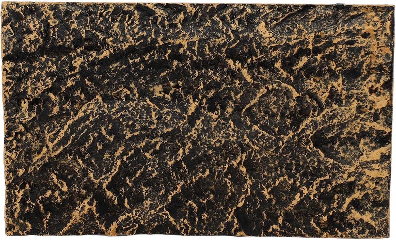 Rock Terrarium Background, Reptile Tank Background Board, High Simulation PU Habitat Climbing Board with Clear Texture, for Rainforest Fish or Reptile Enclosure (27.5 * 16.5cm) - Image 1