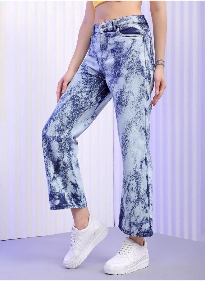 Freehand Women Wide Leg Solid High-Rise Jeans  - Image 3