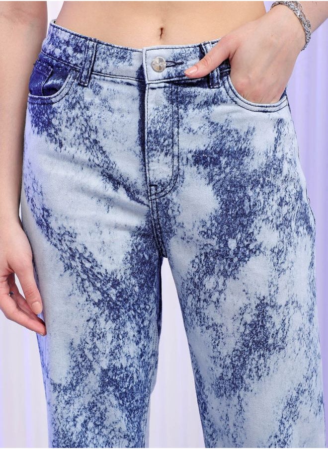 Freehand Women Wide Leg Solid High-Rise Jeans  - Image 4