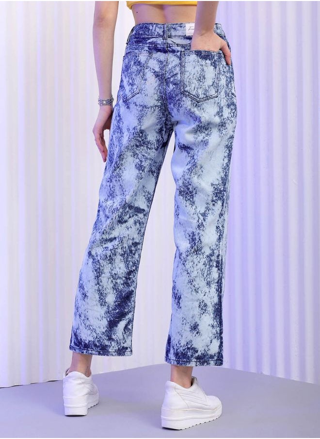 Freehand Women Wide Leg Solid High-Rise Jeans  - Image 2