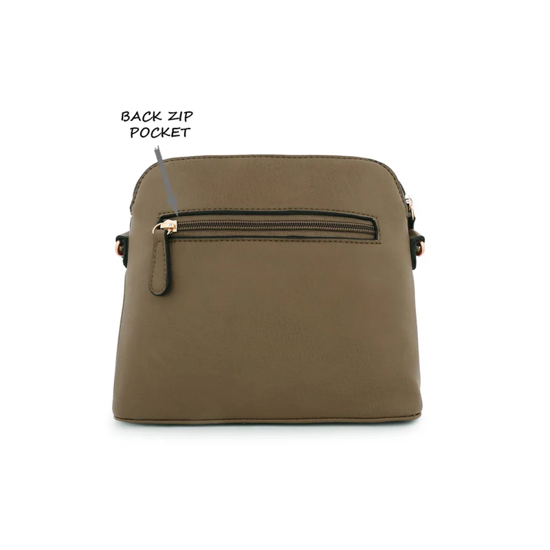 Lavie Marma Zigzag Dome Sling For Women (Olive)