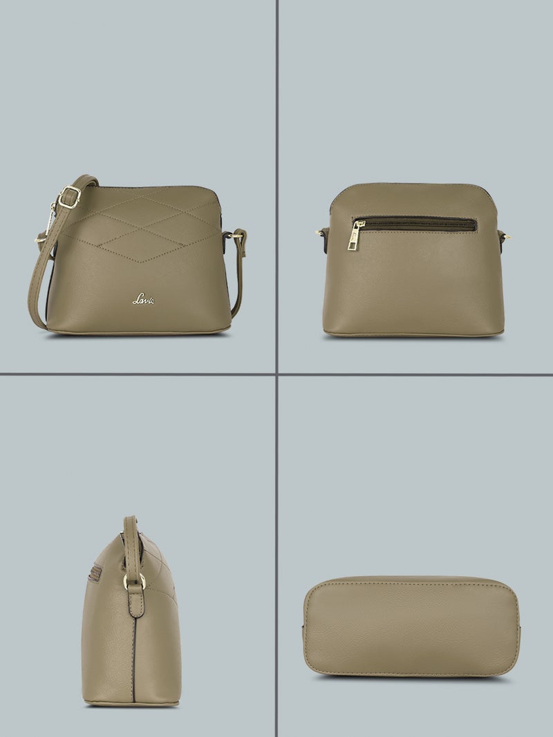 لافي حقيبة لافي مارما قبة متعرجة للنساء زيتوني - Image 5