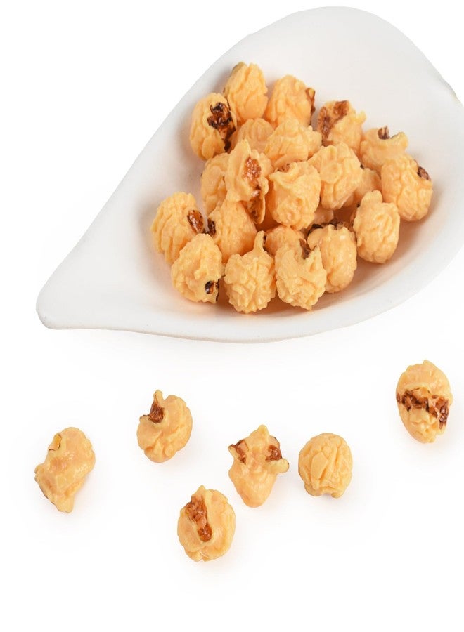 Luckforest Fake Popcorn, 30 Pcs Spherical Artificial Popcorn Models Simulation Realistic Food Props for DIY Craft Home Kitchen Party Dollhouse Decor - Image 1