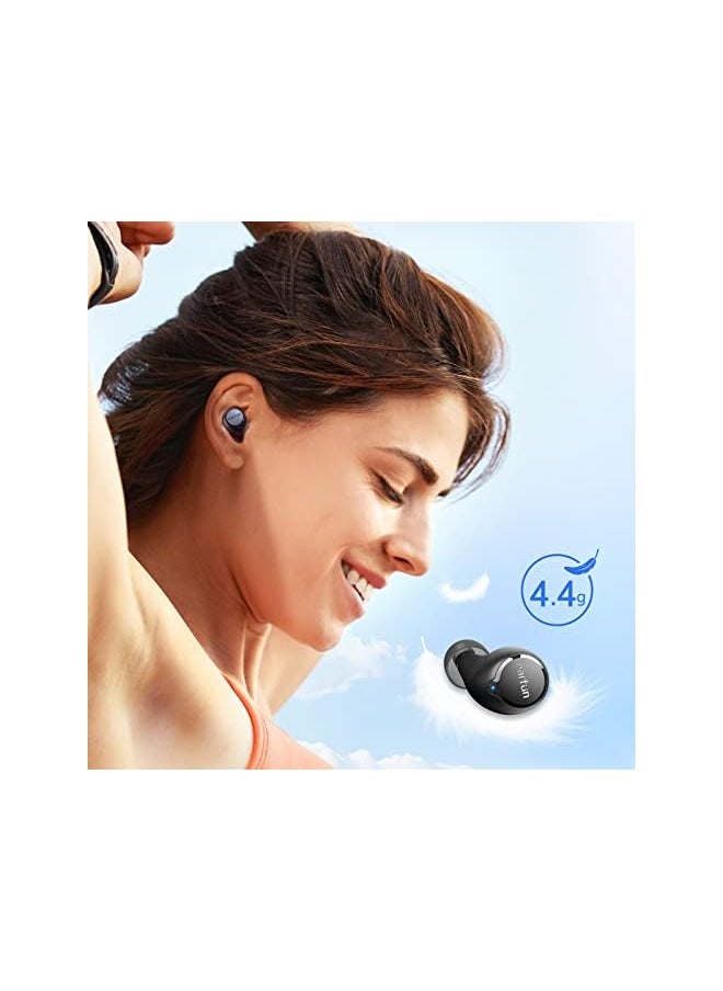 EarFun - Free 1S Wireless Earbuds, 4 Mics ENC Bluetooth Earbuds for Clear Call, 7mm Composite Drivers, Powerful Sound, App for Custom EQ, Sweatshield™ IPX7 Waterproof, Wireless Charging, Game Mode, 30H - Image 1