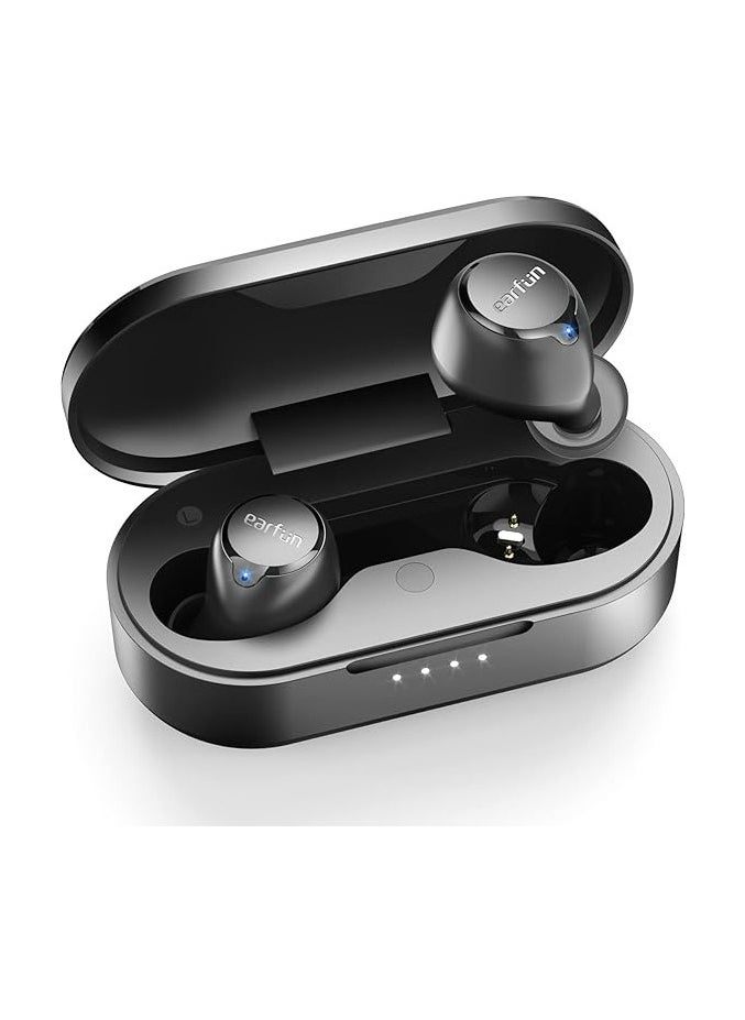 EarFun - Free 1S Wireless Earbuds, 4 Mics ENC Bluetooth Earbuds for Clear Call, 7mm Composite Drivers, Powerful Sound, App for Custom EQ, Sweatshield™ IPX7 Waterproof, Wireless Charging, Game Mode, 30H - Image 1