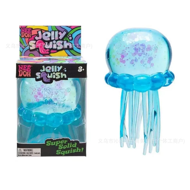 Squishy Toys Slow Rising - Ice Cream, Jellyfish, Cake, Cube (TPR) - Image 2