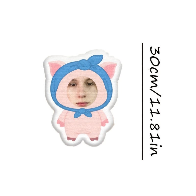 Customized Cartoon Character Pillow 20cm Diy Personalized Cushion For Sofa Bed Unique Gift - Image 4