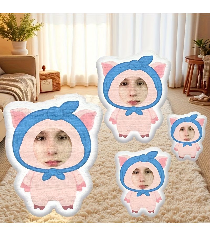 Customized Cartoon Character Pillow 20cm Diy Personalized Cushion For Sofa Bed Unique Gift - Image 2