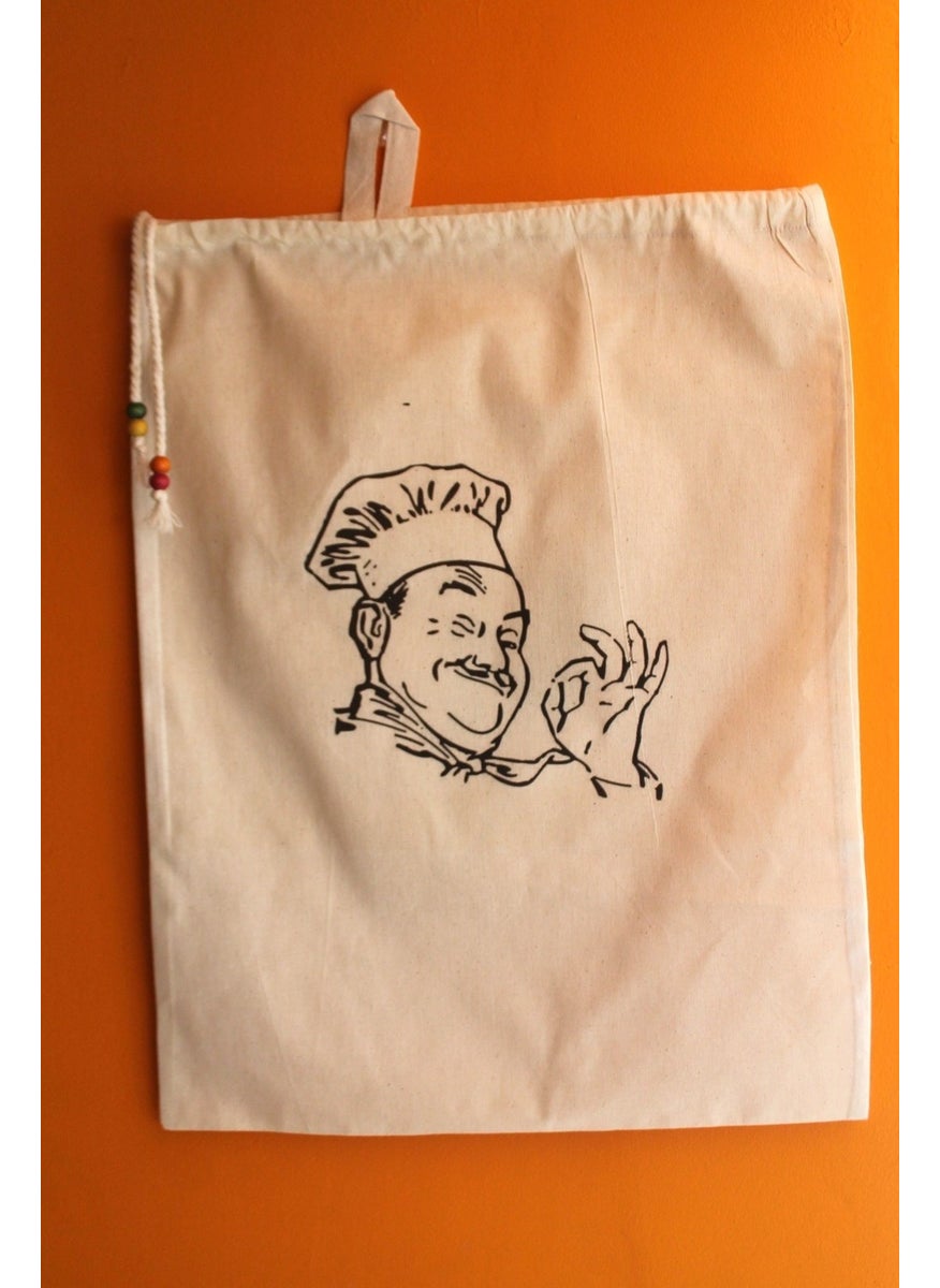 Large Size Chef Printed Hanging Pulses & Bread Bag 50X40CM - pzsku/Z4E41ED250037EB1A42ACZ/45/_/1725895424/ad236c4b-1142-413a-b1e0-eacf1e007a41