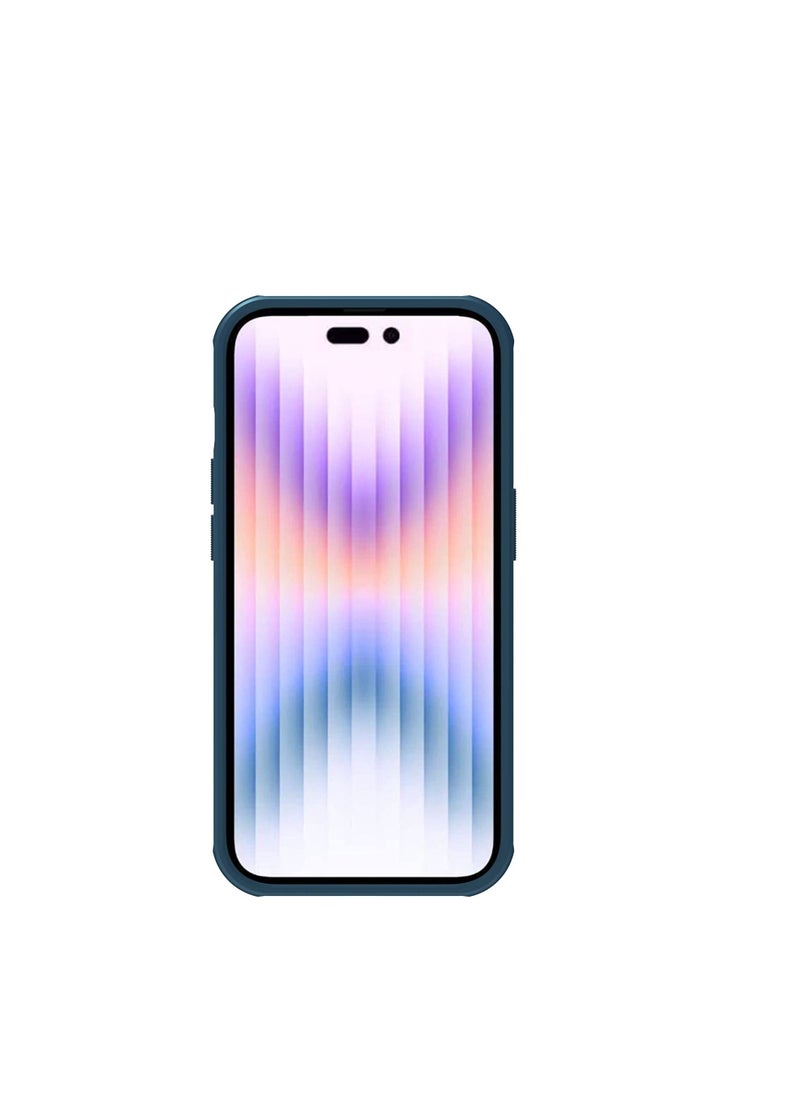 Nillkin - Super Frosted Shield Pro Magnetic Case For Ipone 14 Pro - Blue - Image 1