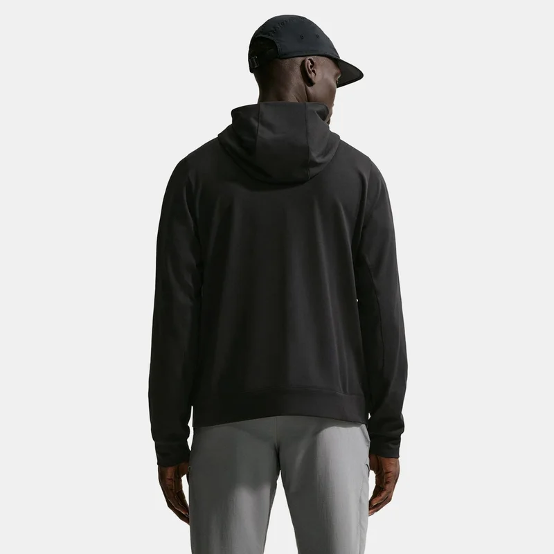 Nike Black Men's Primary NanoKnit Performance Full-Zip Hoodie for Men | Best Price UAE