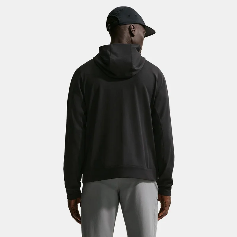 Nike Black Men's Primary NanoKnit Performance Full-Zip Hoodie for Men | Best Price UAE