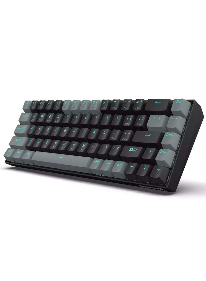 REDRAGON K662 Gwern Dual Mode Wireless, Bluetooth Gaming Mechanical Keyboard, Red Switch - Image 4
