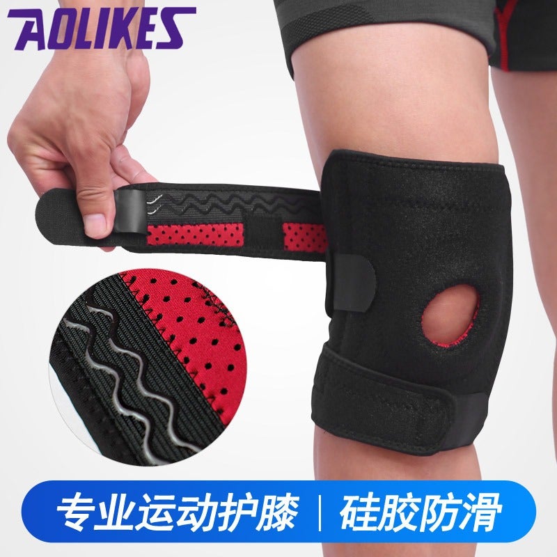 AOLIKES Sports Anti-Slip Knee Pads for Outdoor Hiking, Cycling, Fitness, Basketball, Leg Protection, Custom Sports Gear Manufacturer - Image 4