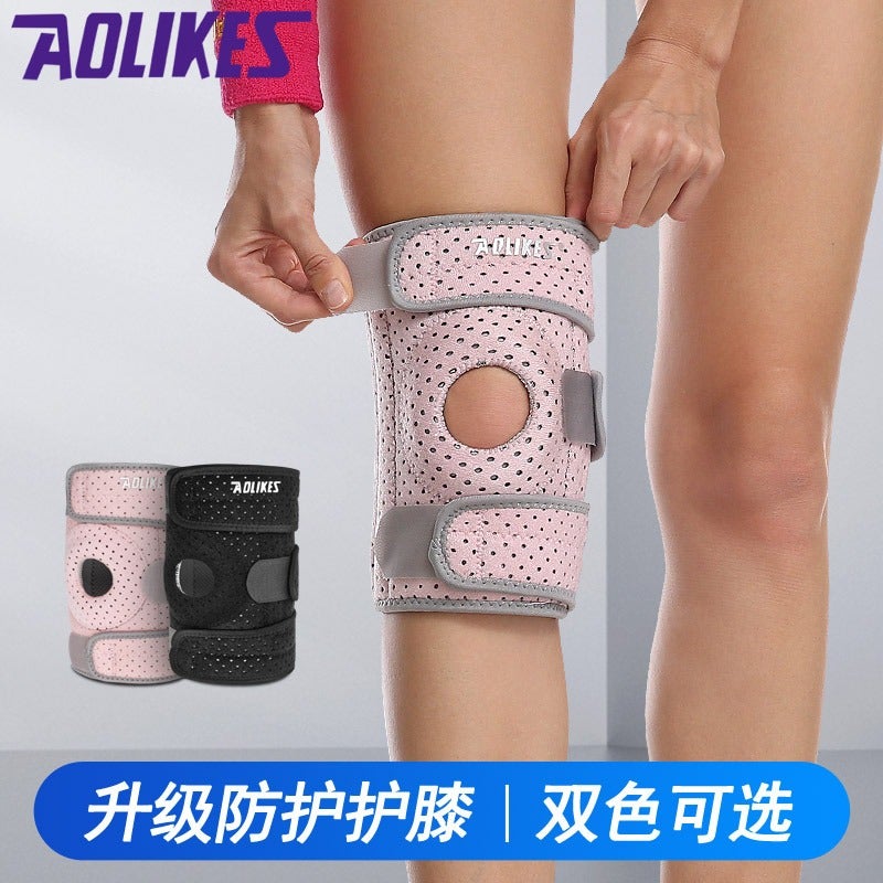 AOLIKES Sports Anti-Slip Knee Pads for Outdoor Hiking, Cycling, Fitness, Basketball, Leg Protection, Custom Sports Gear Manufacturer - Image 2