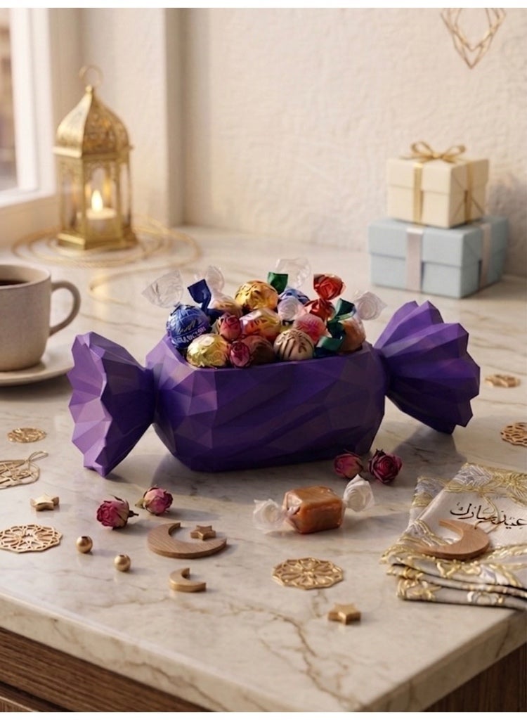 3D BROTHERS Candy Hospitality Tray Unique Design Suitable for Eid Parties Gatherings and Occasions - Image 1
