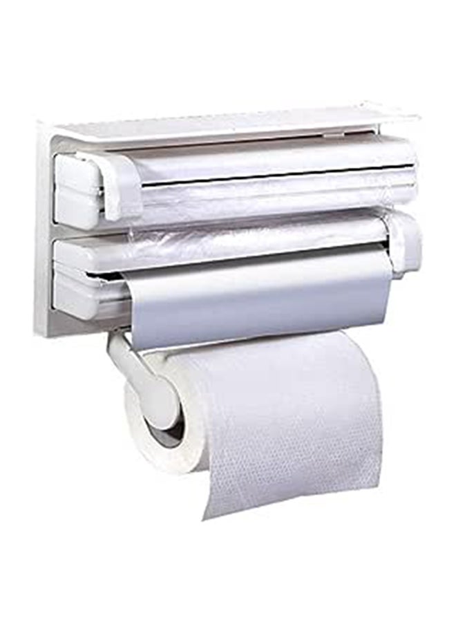 Triple Holder For Tissue Nylon And Aluminum Foil 