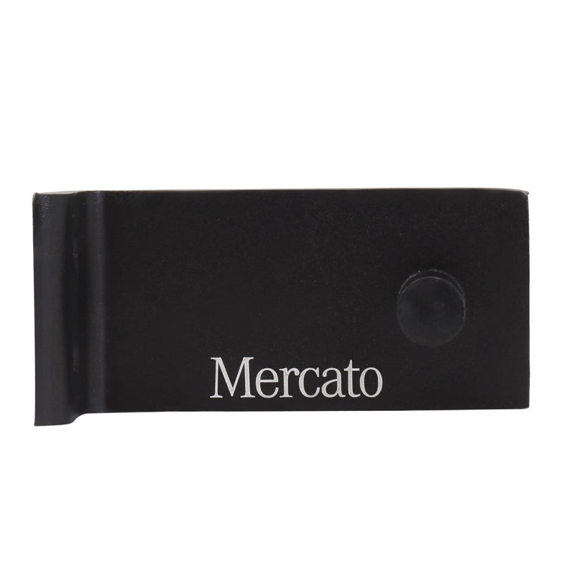 MERCATO Ferrara Robe Hook Black MATT/Aluminum MR-511031-BK - Image 1