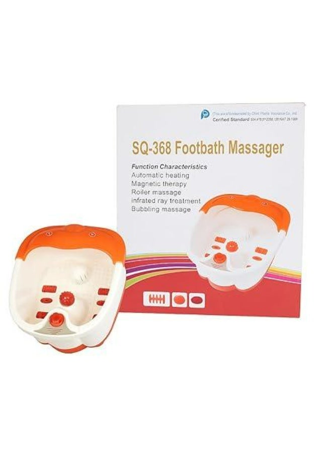 SQ- 368 Heated Foot Bath masseger With Magnetic & Infrared Therapy-Pain Relief Spa Tub - Image 2