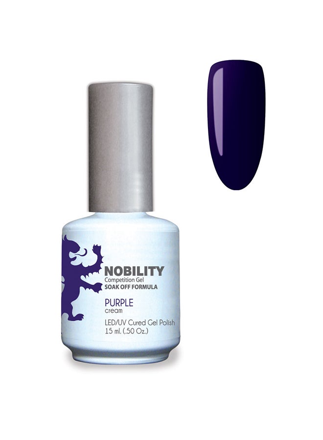 Lechat Gel Nail Polish 15 ml, Long Lasting, Chip Resistant, Requires Drying Under UV Led Lamp Purple Nbgp37