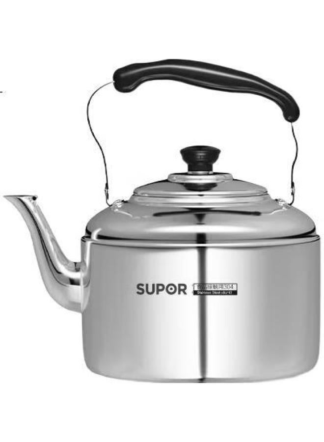 SUPOR Stylish Whistling 304 Stainless Steel Kettle, 4L Capacity, Gas Stove Specific, Ss40Q1 - Image 2