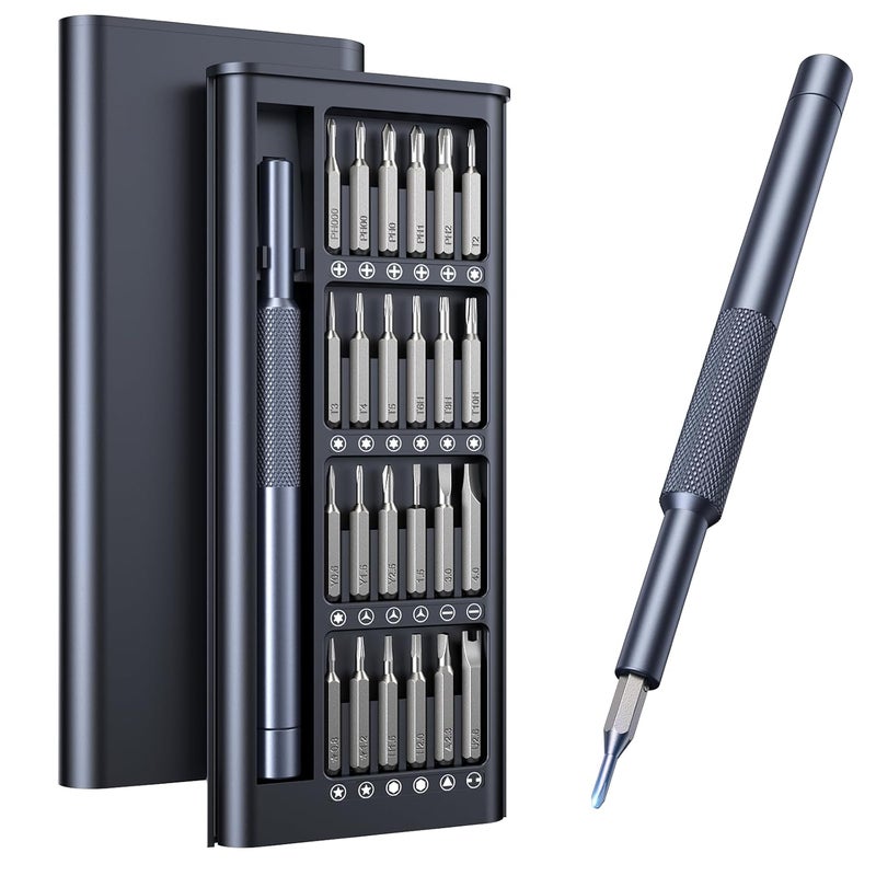 AXTH AXTH 25in1 Small Precision Screwdriver Set Professional Magnetic Mini Repair Tool Kit for Phone Computer Watch Laptop Macbook Ring Doorbell Eyeglass Electronic Bearing Steel Screw Driver  - Image 1