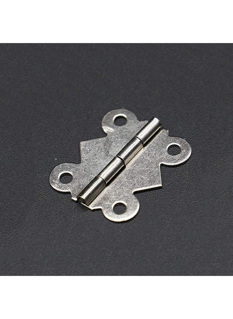 DIY Crafts DIY Crafts CTDIYHI36467 10pcs Mini Butterfly Door Hinges Gold Silver Bronze Cabinet Drawer Jewellery Box Decorate Hinge for Furniture  - Image 2