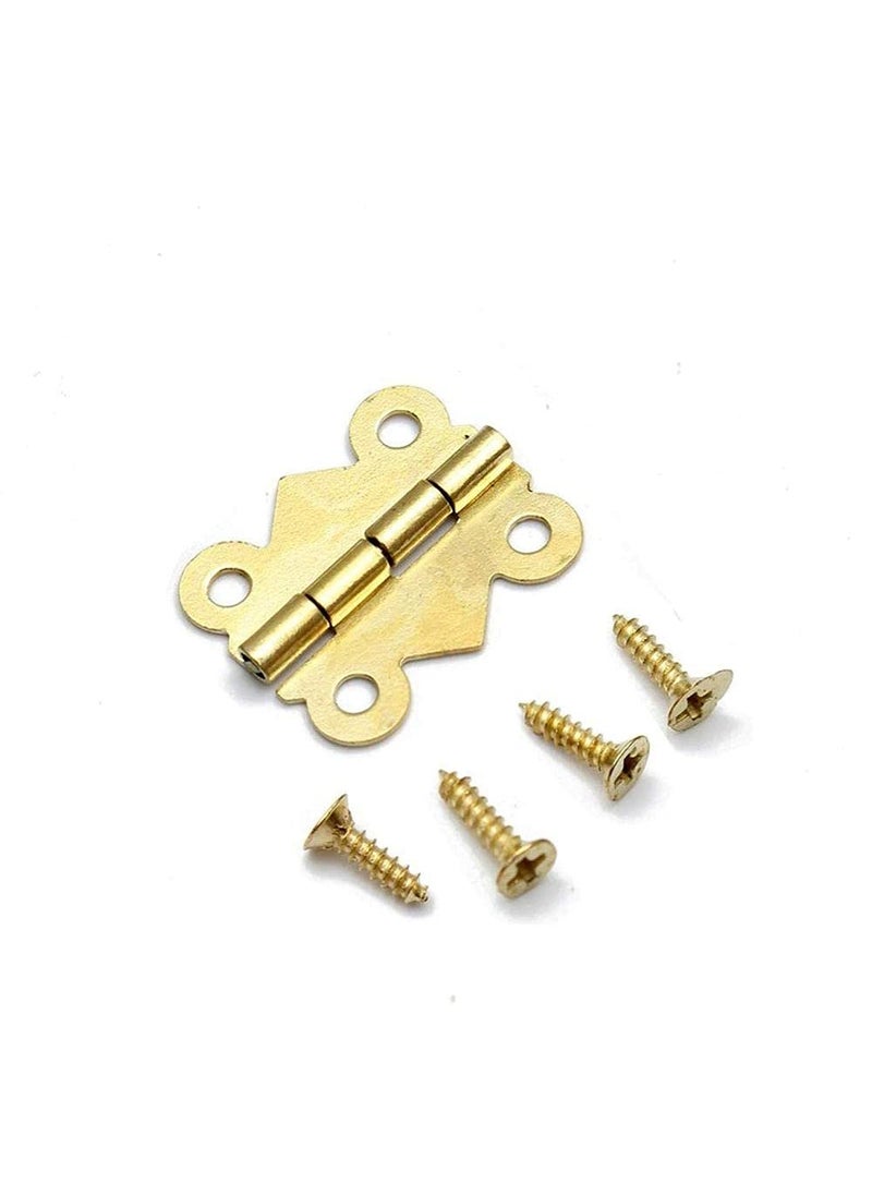 DIY Crafts DIY Crafts CTDIYHI36467 10pcs Mini Butterfly Door Hinges Gold Silver Bronze Cabinet Drawer Jewellery Box Decorate Hinge for Furniture  - Image 3