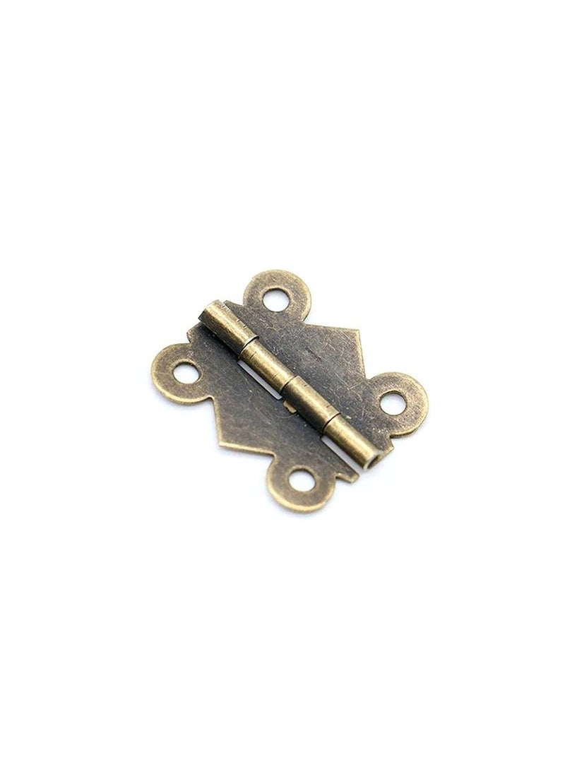 DIY Crafts DIY Crafts CTDIYHI36467 10pcs Mini Butterfly Door Hinges Gold Silver Bronze Cabinet Drawer Jewellery Box Decorate Hinge for Furniture  - Image 4