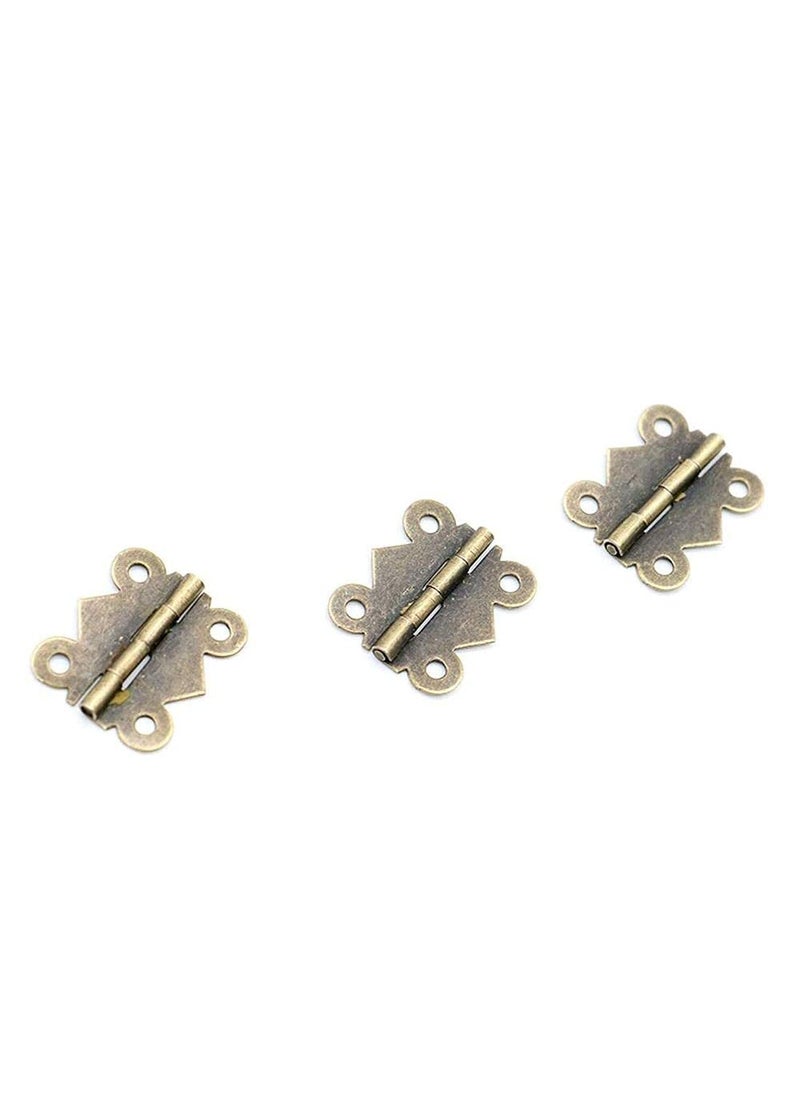 DIY Crafts DIY Crafts CTDIYHI36467 10pcs Mini Butterfly Door Hinges Gold Silver Bronze Cabinet Drawer Jewellery Box Decorate Hinge for Furniture  - Image 5