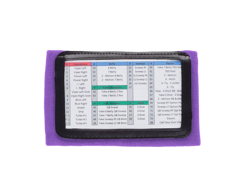 WristCoaches Football Play Wristbands - Youth Quarterback Gear - Wristband Playbook - Softball Wristbands for Signs - Image 3