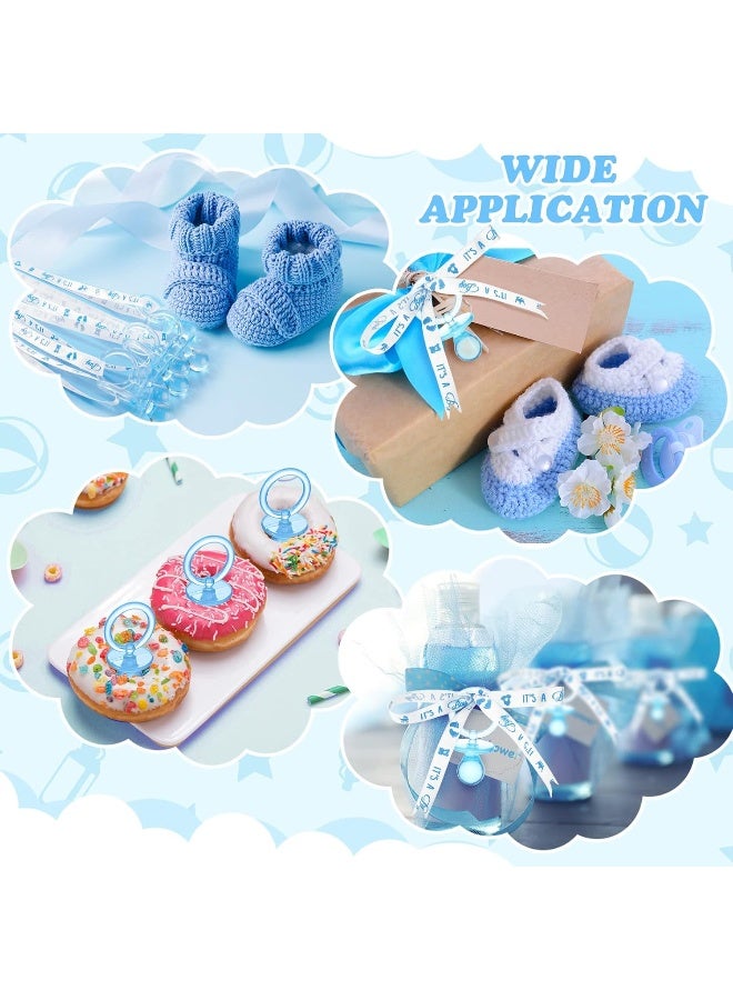 Coume 36Pcs Baby Shower Pacifiers Necklace Acrylic Baby Pacifiers Party Favors Pacifiers Charm Pacifiers Necklace for Girls Boys Baby Shower Party Decorations Gender Reveal Table Scatter - Image 4