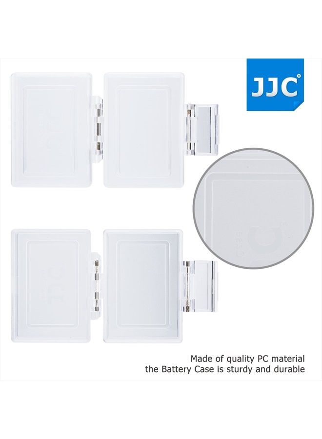 JJC 4-Pack JJC Compatible Camera Battery Case for Canon LP-E6N LP-E8 LP-E12 LP-E17 for Nikon EN-EL15 EN-EL14A for Sony NP-FZ100 NP-FW50 NP-FM500H NP-BX1 for Fujifilm NP-W126S NP-95 for Olympus BLN-1 BLS-5 - Image 4