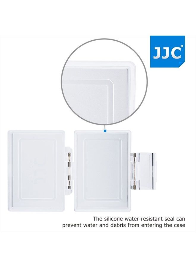 JJC 4-Pack JJC Compatible Camera Battery Case for Canon LP-E6N LP-E8 LP-E12 LP-E17 for Nikon EN-EL15 EN-EL14A for Sony NP-FZ100 NP-FW50 NP-FM500H NP-BX1 for Fujifilm NP-W126S NP-95 for Olympus BLN-1 BLS-5 - Image 5