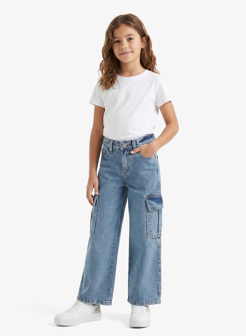 Pinata Girls' Cargo Jeans - Image 1