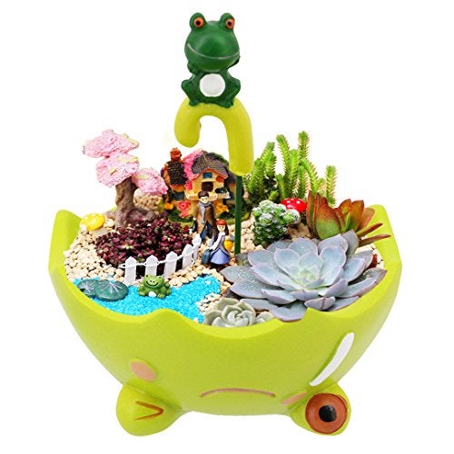 Segreto Segreto Creative Umbrella Plants Pots Brush Pots Planter for Flower Sedum Succulent Plants Desk Garden Room Pot  - Image 1
