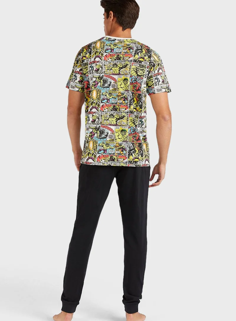 SP Characters Avengers Raglan Pyjama Set