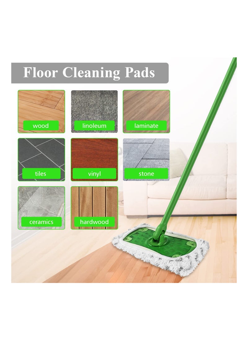 6PCS Reusable Microfiber Refills Compatible with Swiffer Sweeper Mops, 10 Inch Washable Swiffer Pads Flat Microfiber Mop Refills Sustainable Floor Cleaning Pads for Dry/Wet Use Household Cleaning - pzsku/Z4E433F4F29B698E67A72Z/45/_/1698320289/5d921510-127e-439c-9d93-366cc16ff69b