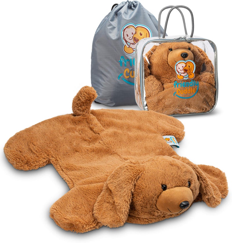 FRIENDLY CUDDLE Weighted Lap Pad for Kids 5 lbs. Sensory Weighted Stuffed Animals Lap Blanket for Kids Adults with Sensory Processing Disorder (Charlie) (Charlie) - Image 1
