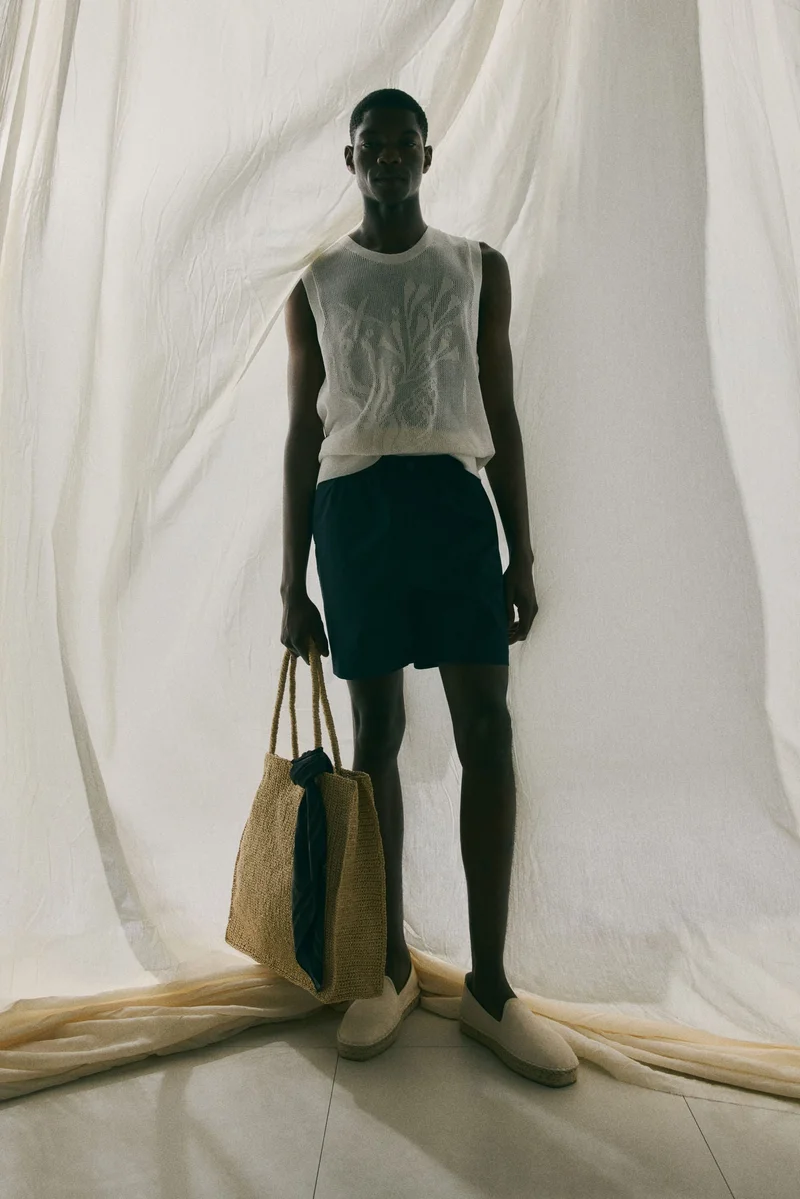 H&M Relaxed Fit Poplin shorts