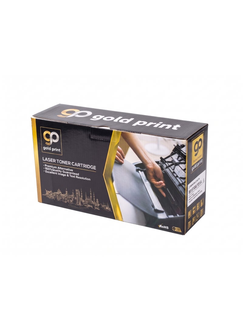 طباعة الذهب gold print Premium Toner Cartridge W1510A 151A Compatible For HP LaserJet Pro 4003dw, 4003dn, HP LaserJet Pro MFP 4103fdw, 4103fdn - Image 1