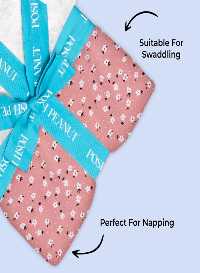 Posh Peanut Square Plush Patoo - Large Premium Reversible Knit Viscose from Bamboo - Snuggly Security Toddler Blanket - 40" x 40" (Emmilene, Crib) - Image 5