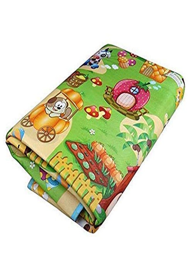 SAKAR Sales Waterproof Double Side Baby Play Crawl Floor Mat Carpet for Kids Infant Picnic School Home Gym Water Resistant with Zip Bag to Carry (Large Size -6 X 4 ft, Multicolour) - Image 2
