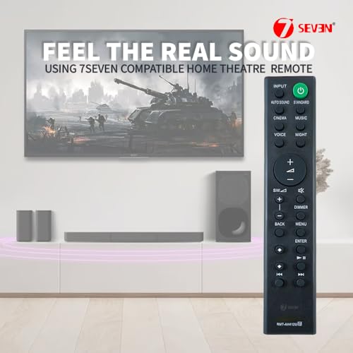 7-Seven 7SEVEN® متوافق مع Sony 5.1 Home Cinema Soundbar الأصلي RMT-AH412U موديل HT-S40R SA-WS40R SS-S40R SS-SS40R HTS40R SAWS40R SSS40R SSSS40R HT-S20R HT-S100F HT-S700RF HT-S500RF SA-WS500RF - Image 4