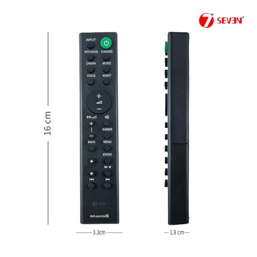 7-Seven 7SEVEN® متوافق مع Sony 5.1 Home Cinema Soundbar الأصلي RMT-AH412U موديل HT-S40R SA-WS40R SS-S40R SS-SS40R HTS40R SAWS40R SSS40R SSSS40R HT-S20R HT-S100F HT-S700RF HT-S500RF SA-WS500RF - Image 2