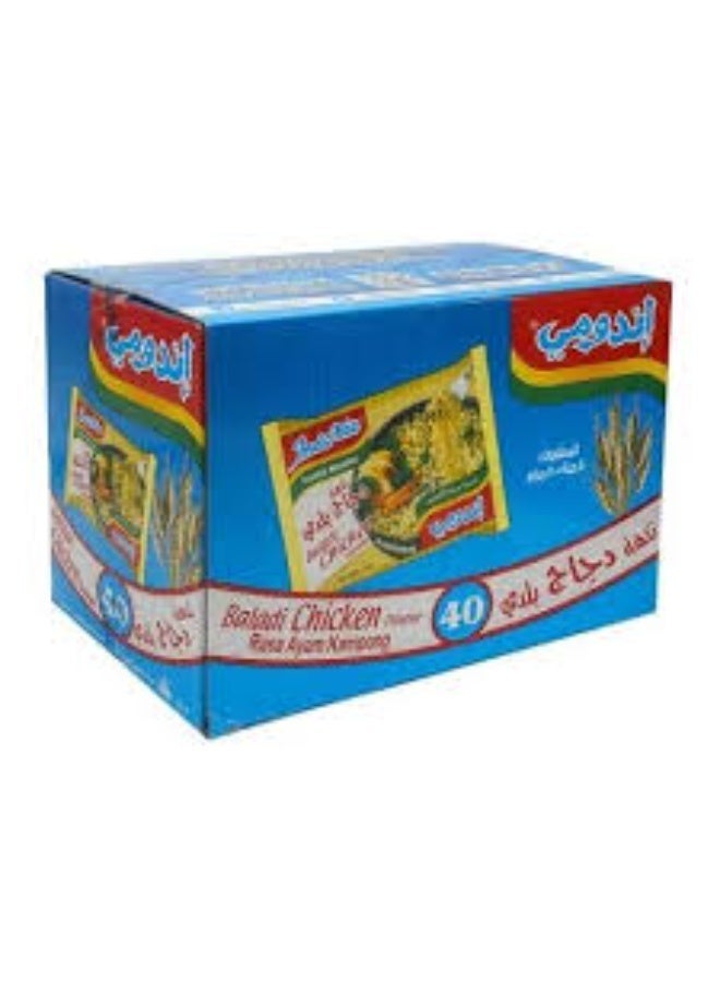 Indomie نودلز إندومي دجاج بلدي سريعة التحضير - 40 عبوة - Image 2